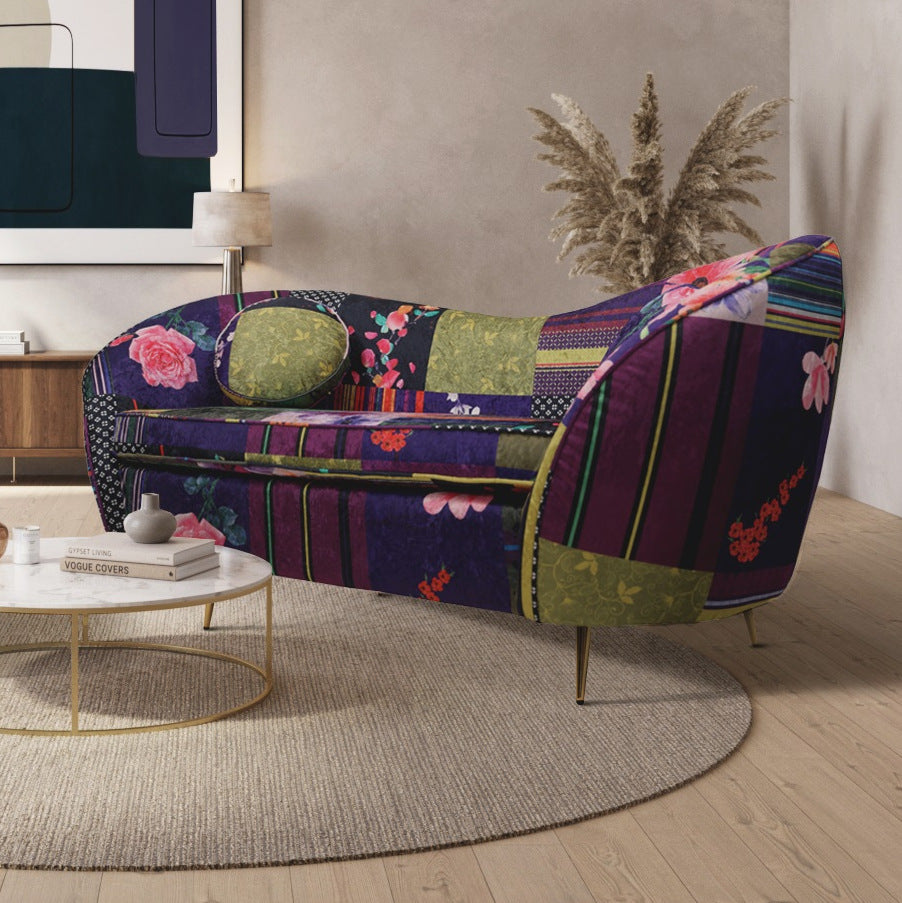 Patchwork corner sale sofa