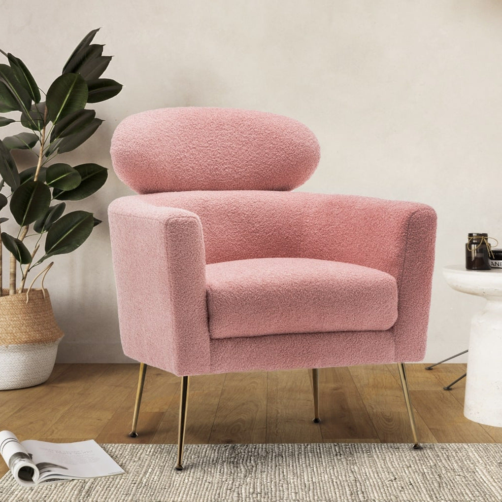 Accent pink outlet chair