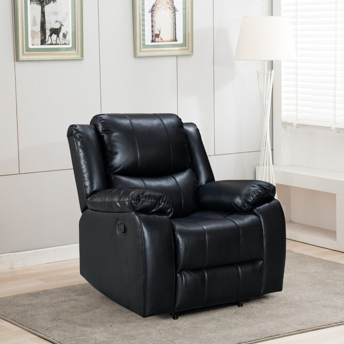 Recliners with sales ottoman for sale