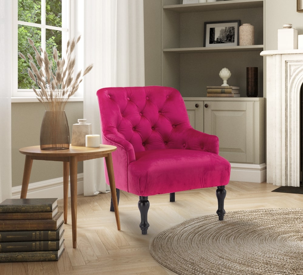velvet-pink-armina-accent-chair