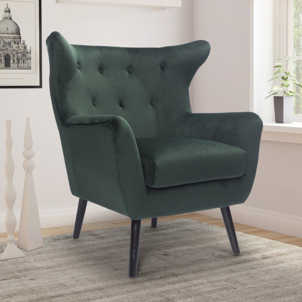 velvet-bottle-green-brianna-accent-wingback-chair