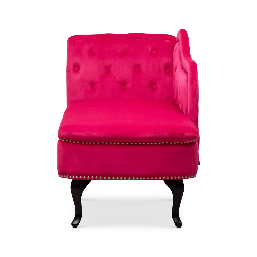 velvet-dark-pink-right-hand-facing-monroe-chaise-lounge