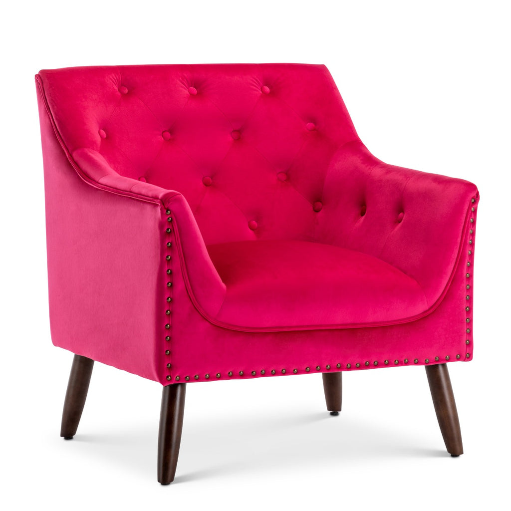 velvet-pink-franca-accent-chair