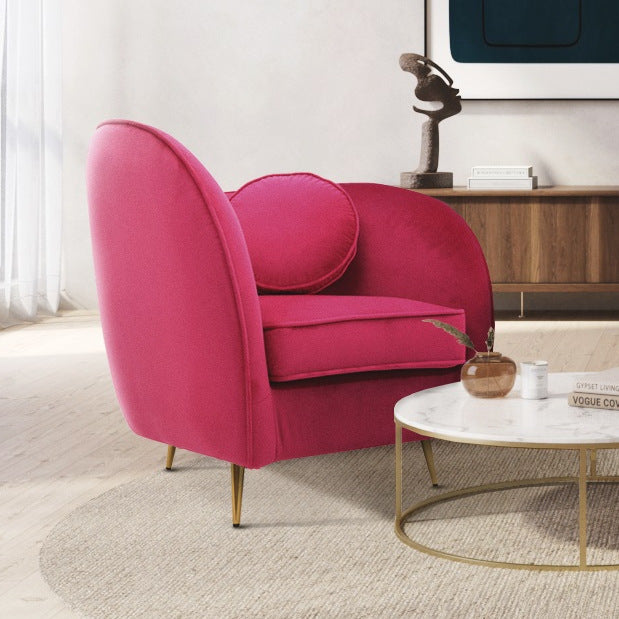 Velvet Pink Sofia Accent Chair Stunning Chairs