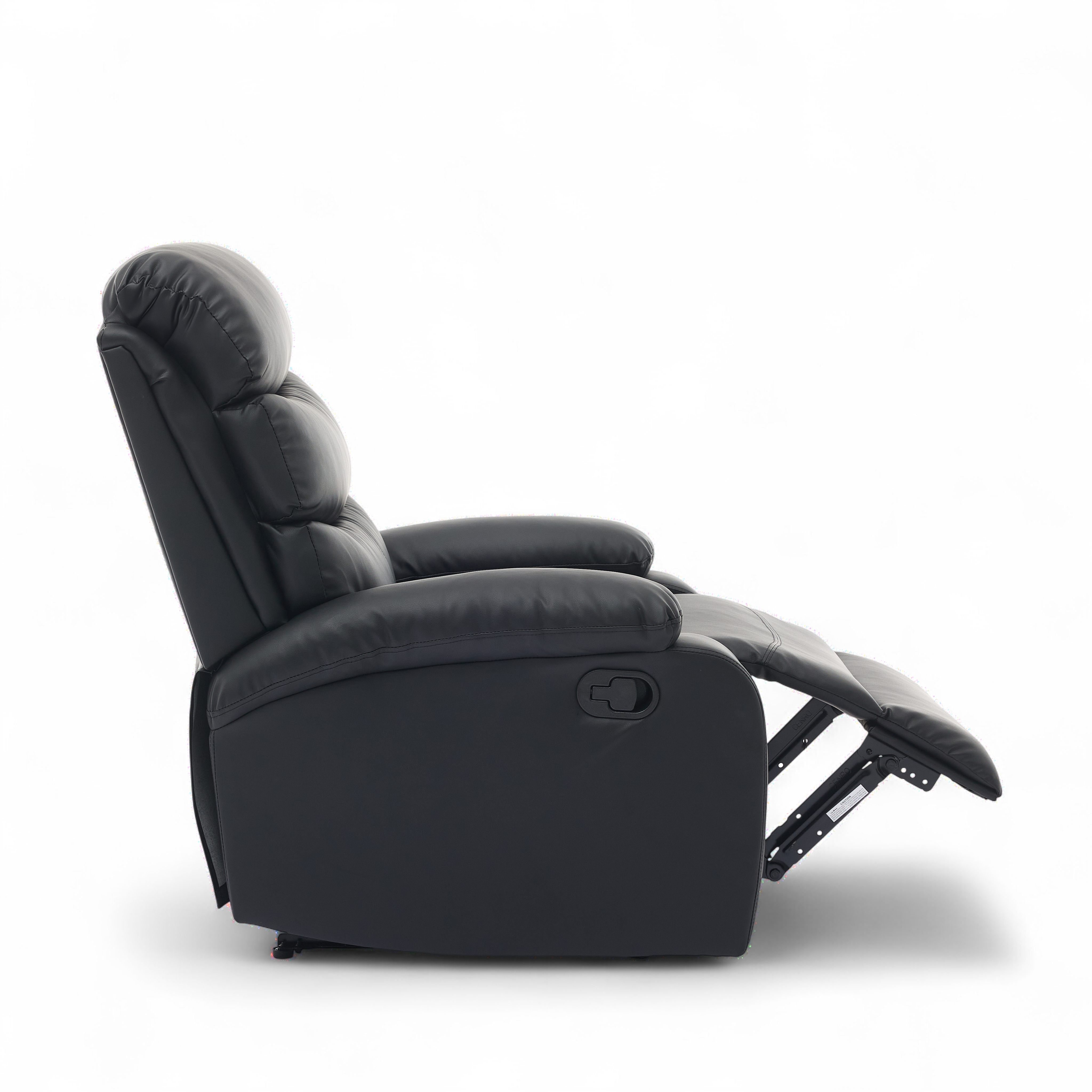 Faux Leather Black Toronto Manual Recliner Chair – Stunning Chairs