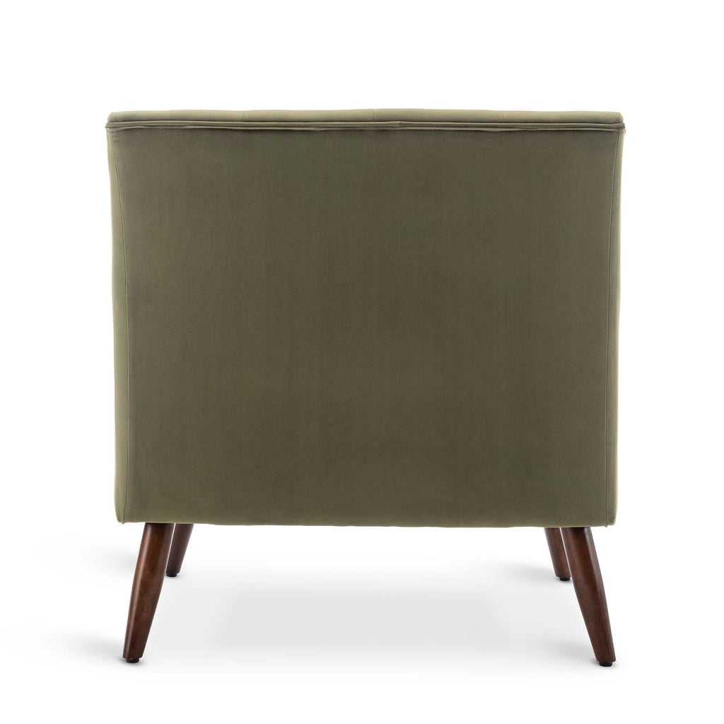 Velvet Sage Green Franca Accent Chair