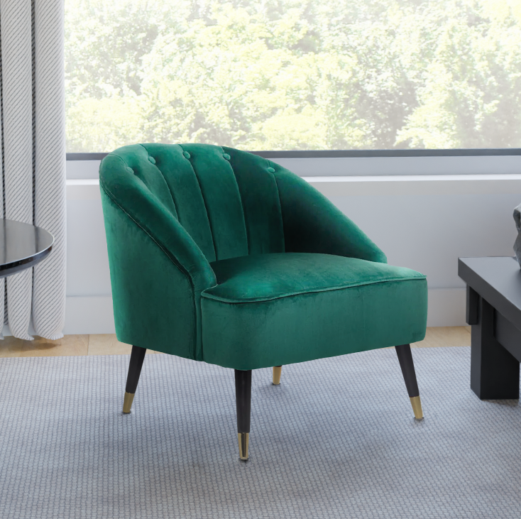 Velvet slipper chairs sale