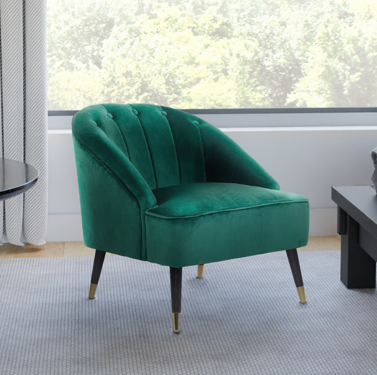 Velvet slipper chairs hotsell