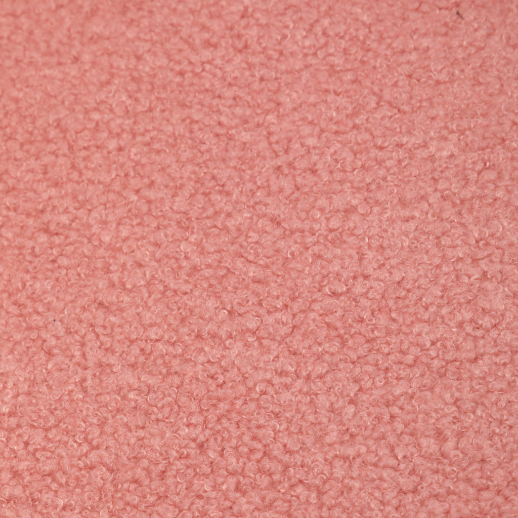 Teddy Boucle Fabric Pink Swatch