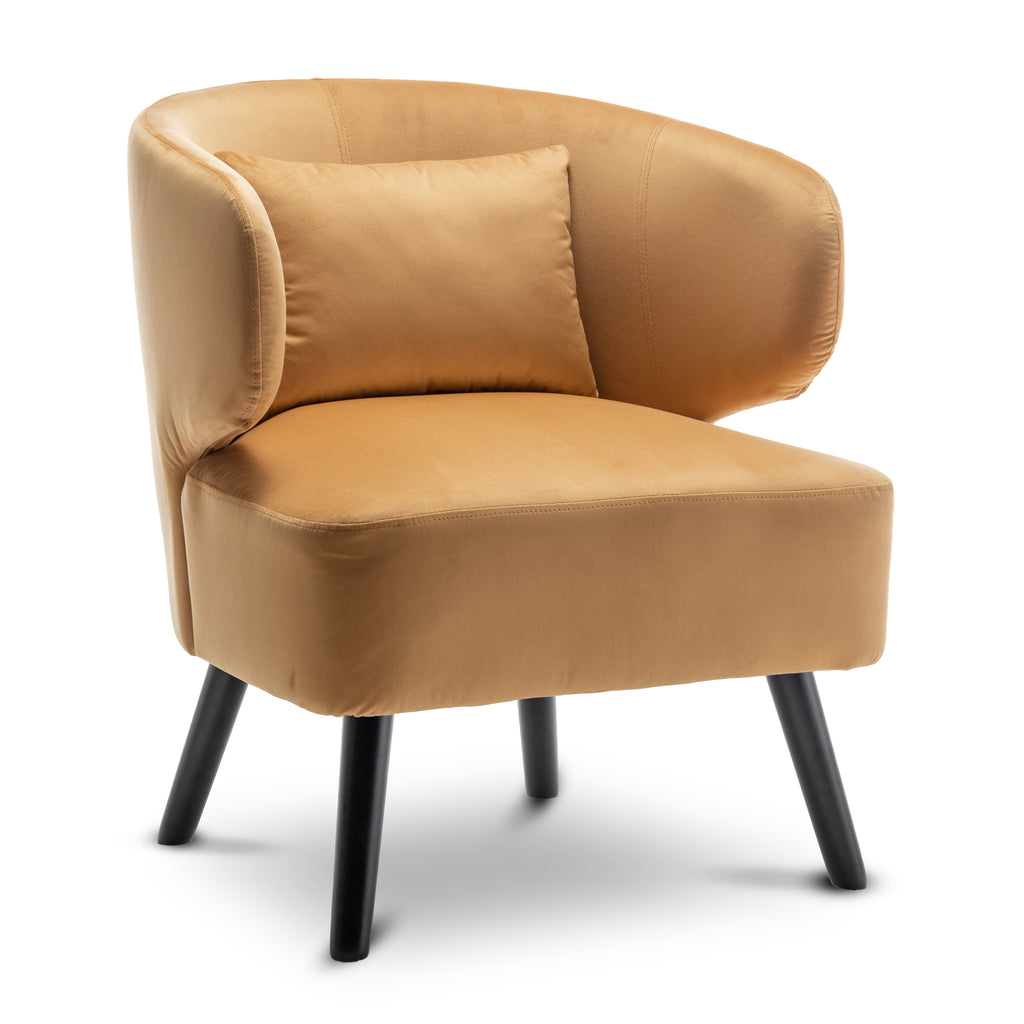 Velvet Gold Chiara Accent Chair