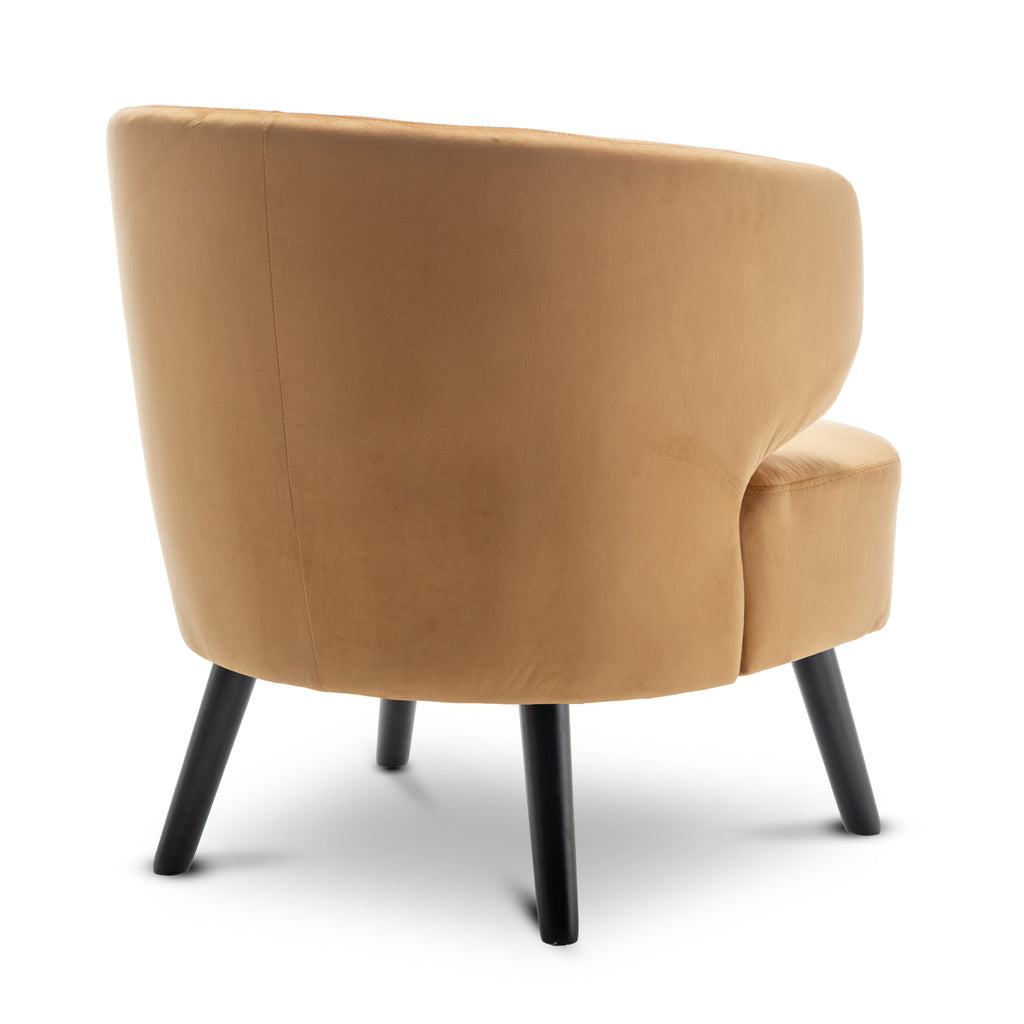 Velvet Gold Chiara Accent Chair