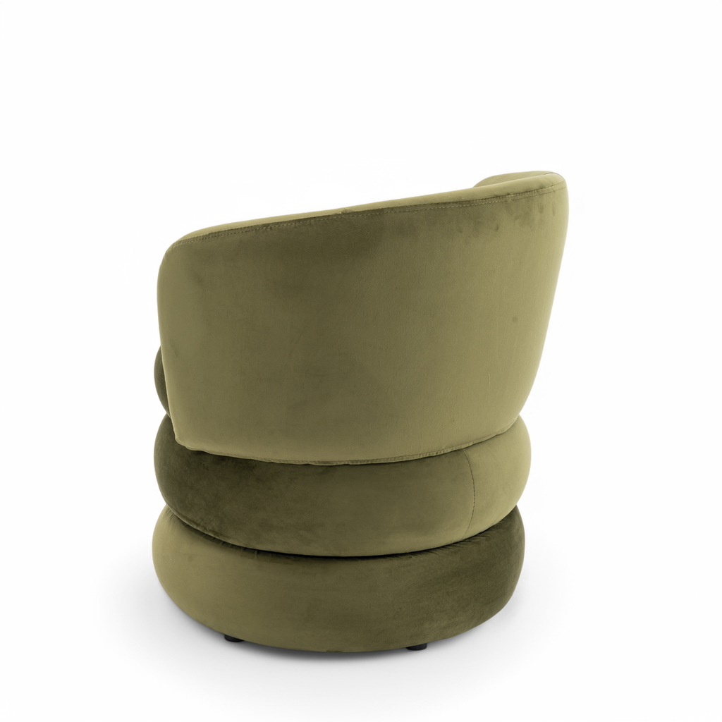 Velvet Sage Green Tilly Accent Swivel Chair
