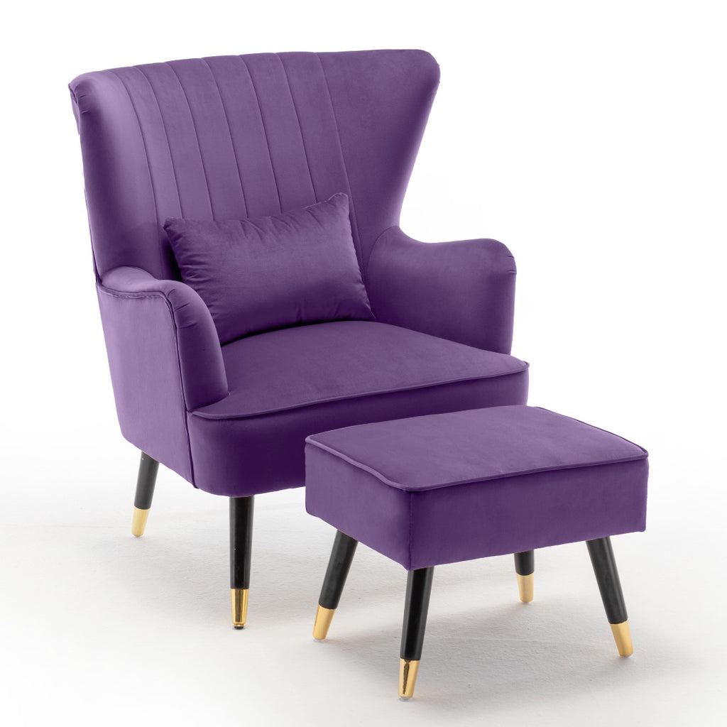 velvet-purple-camila-accent-wingback-chair-with-footstool