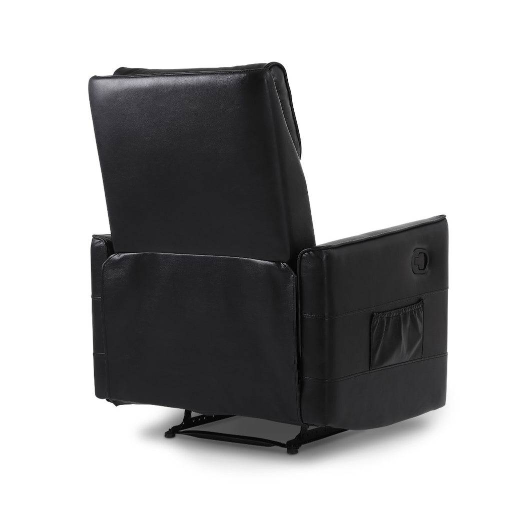 Leather Air Black Girona Recliner Chair – Stunning Chairs