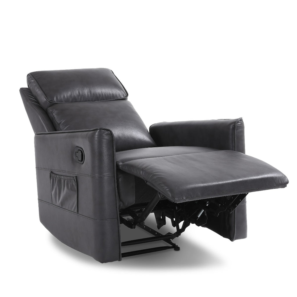 leather-air-grey-girona-recliner-chair