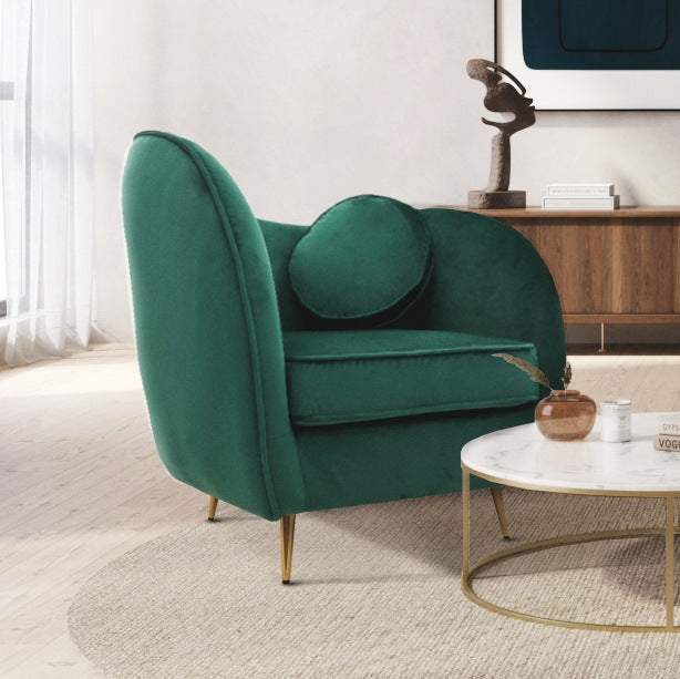 Velvet Emerald Green Sofia Accent Chair – Stunning Chairs