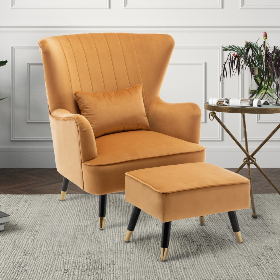 velvet-gold-camila-accent-wingback-chair-with-footstool