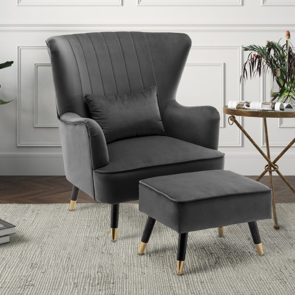velvet-dark-grey-camila-accent-wingback-chair-with-footstool