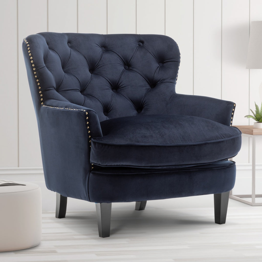 velvet-navy-blue-buttoned-ava-accent-chair