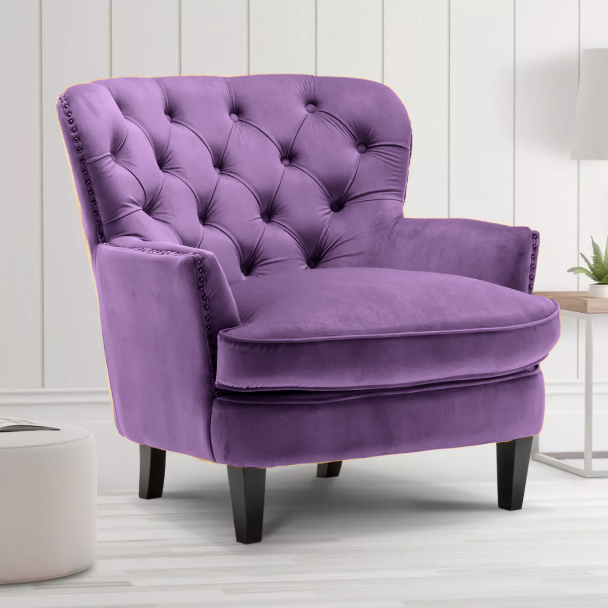 Sale Purple Decorative Chair