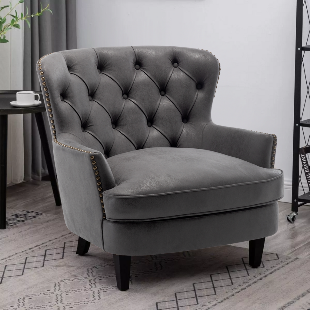 leather-air-suede-grey-buttoned-ava-accent-chair