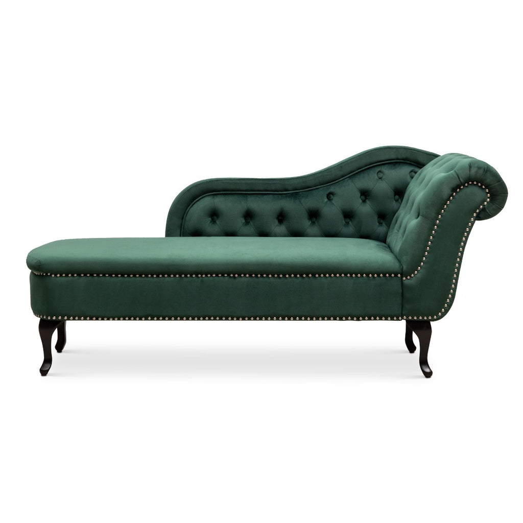 velvet-bottle-green-left-hand-facing-monroe-chaise-lounge
