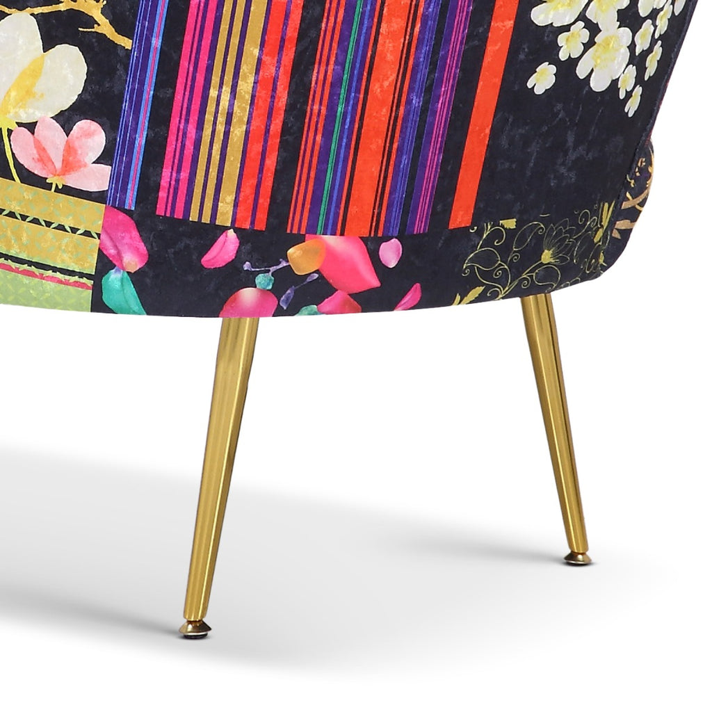 fabric-black-patchwork-2-seat-daisy-accent-chair