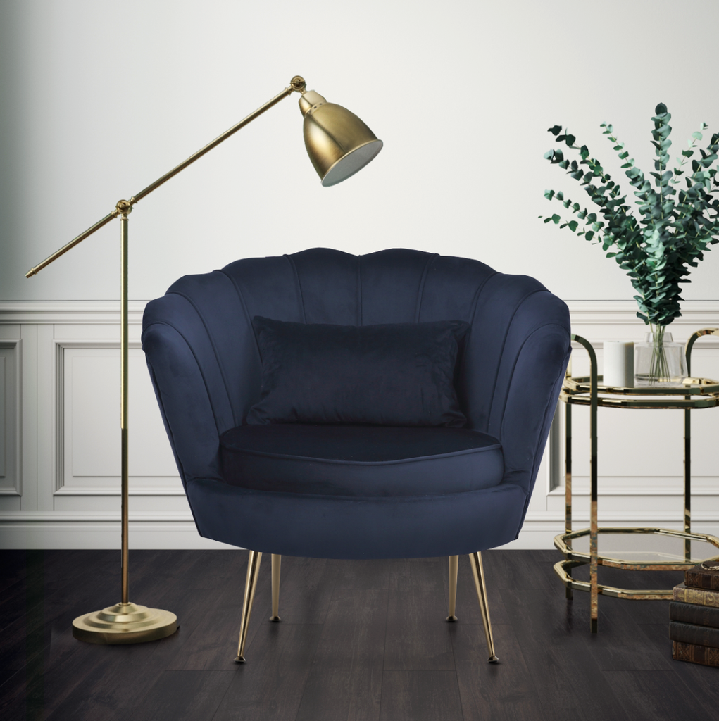Blue Navy Accent Chairs Occasional Armchairs