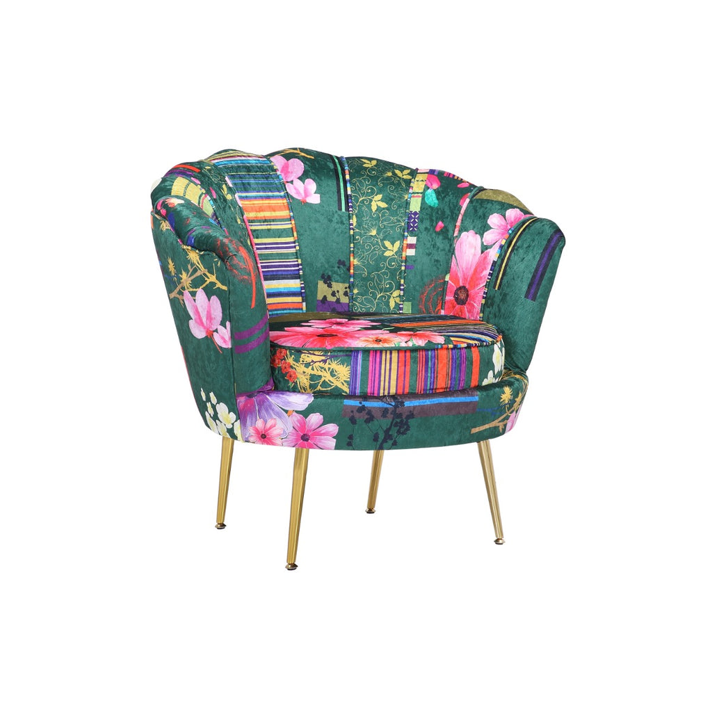 fabric-green-patchwork-daisy-accent-chair