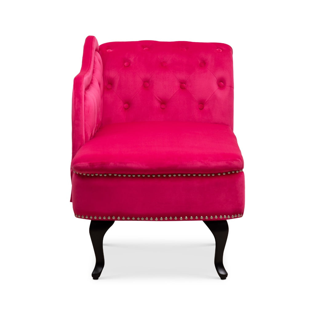 velvet-dark-pink-left-hand-facing-monroe-chaise-lounge