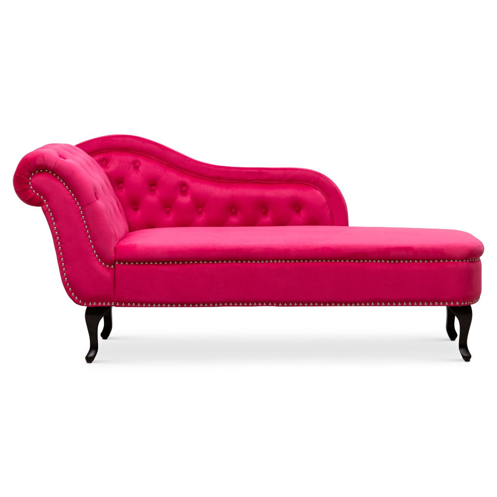 velvet-dark-pink-right-hand-facing-monroe-chaise-lounge