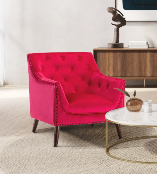 velvet-pink-franca-accent-chair