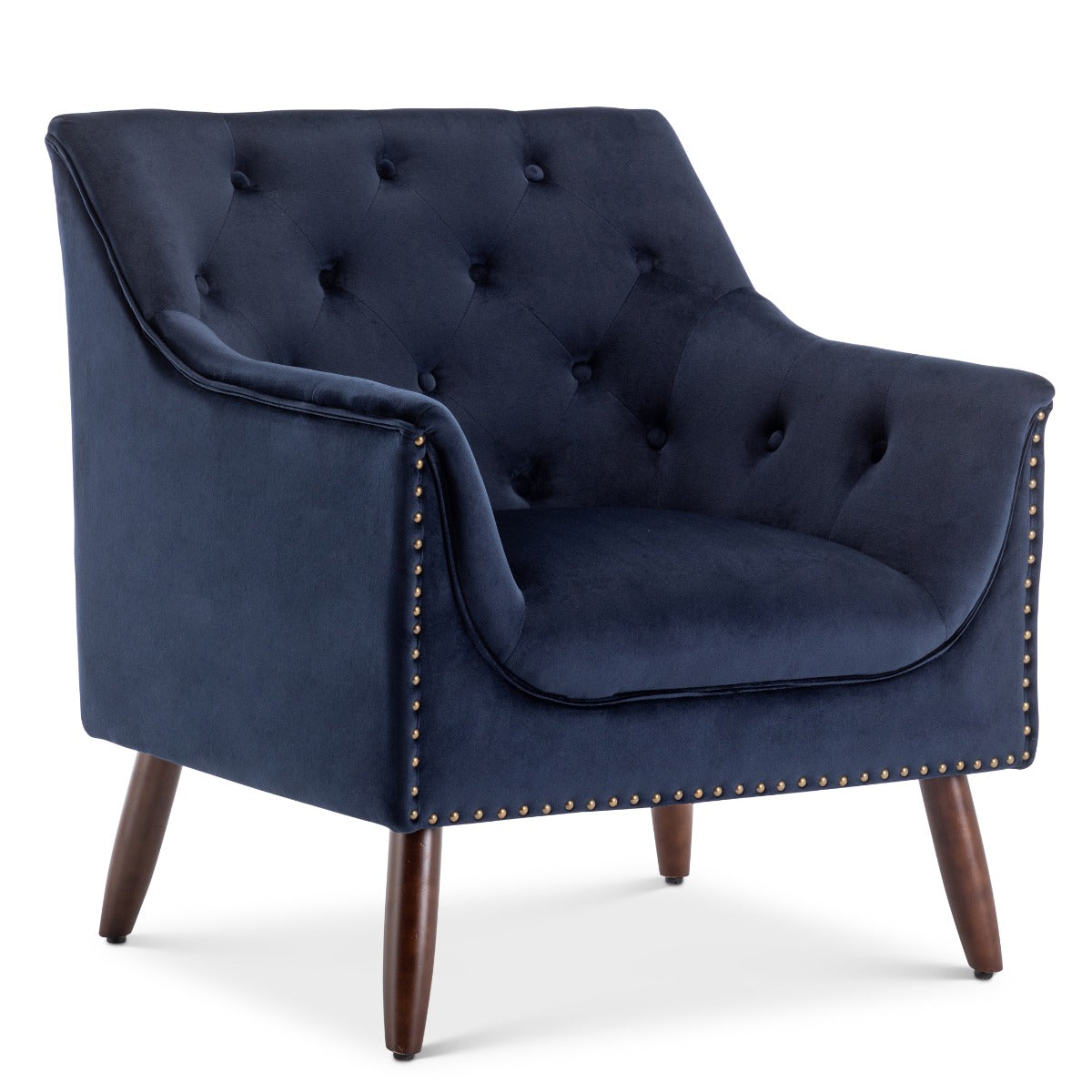 Navy club chair discount