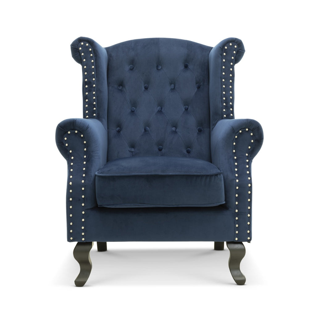 velvet-wing-back-fireside-henley-chair-armchair-with-buttons-navy-blue