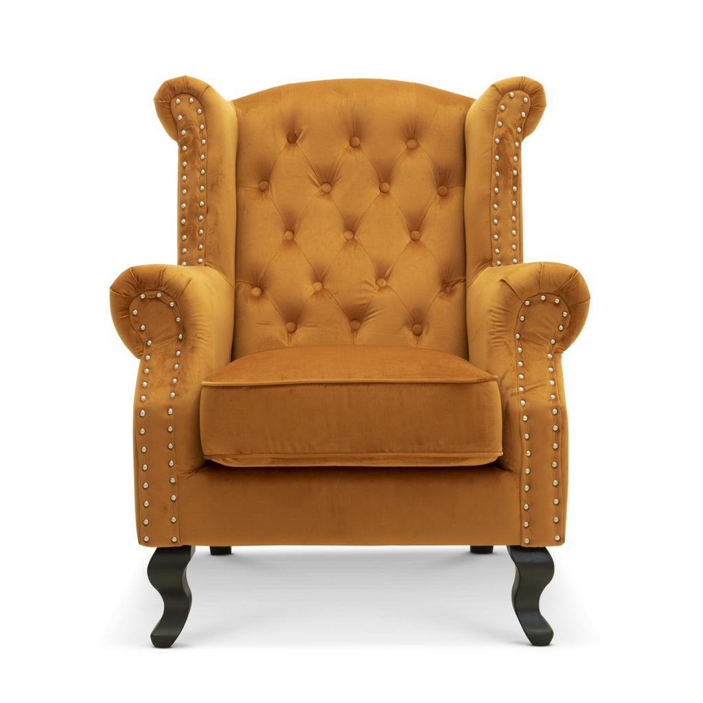 velvet-wing-back-fireside-henley-chair-armchair-with-buttons-mustard-gold