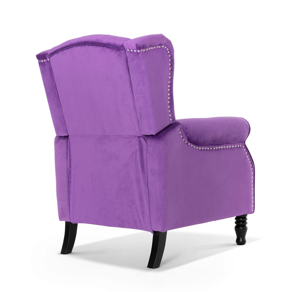 velvet-purple-marianna-recliner-wingback-chair