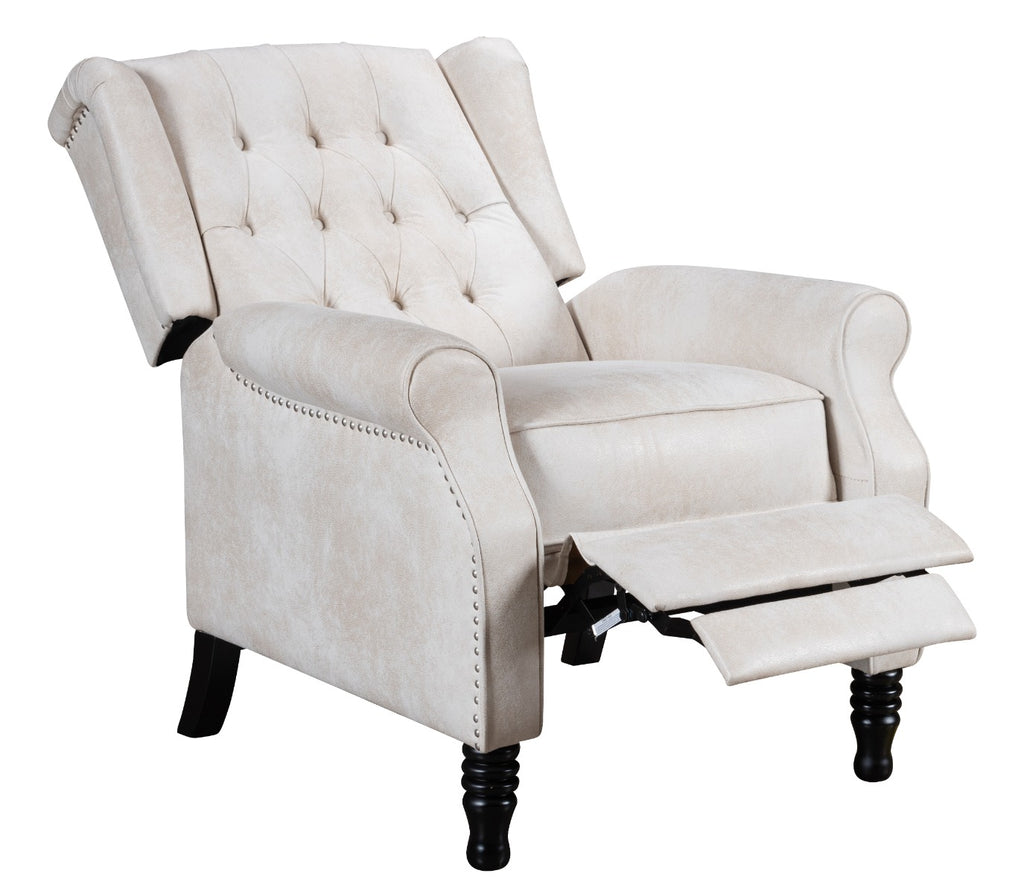 faux-leather-cream-marianna-recliner-wingback-chair