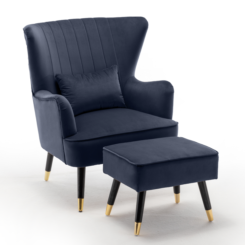 velvet-navy-blue-camila-accent-wingback-chair-with-footstool