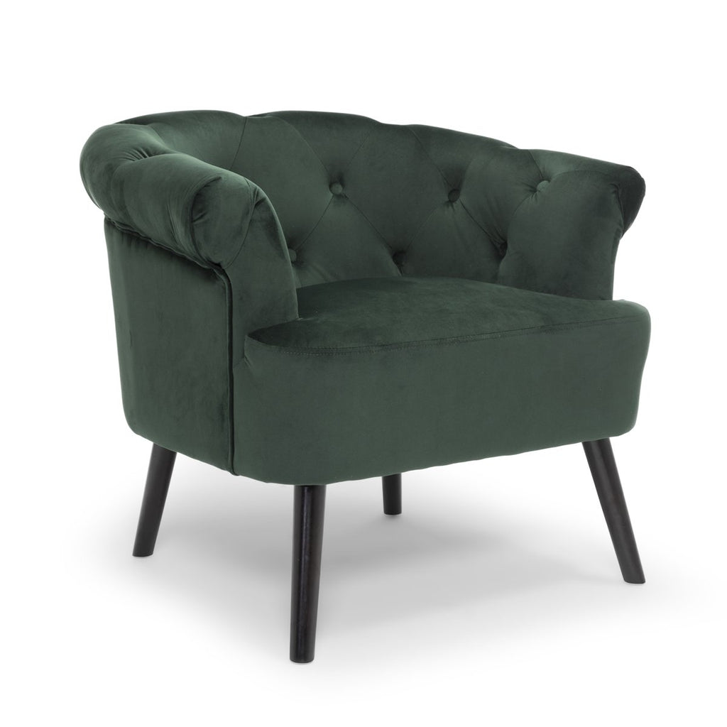 velvet-bottle-green-sara-accent-chair