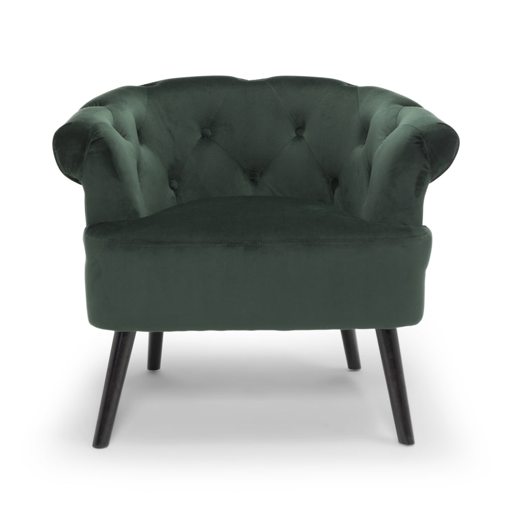 velvet-bottle-green-sara-accent-chair