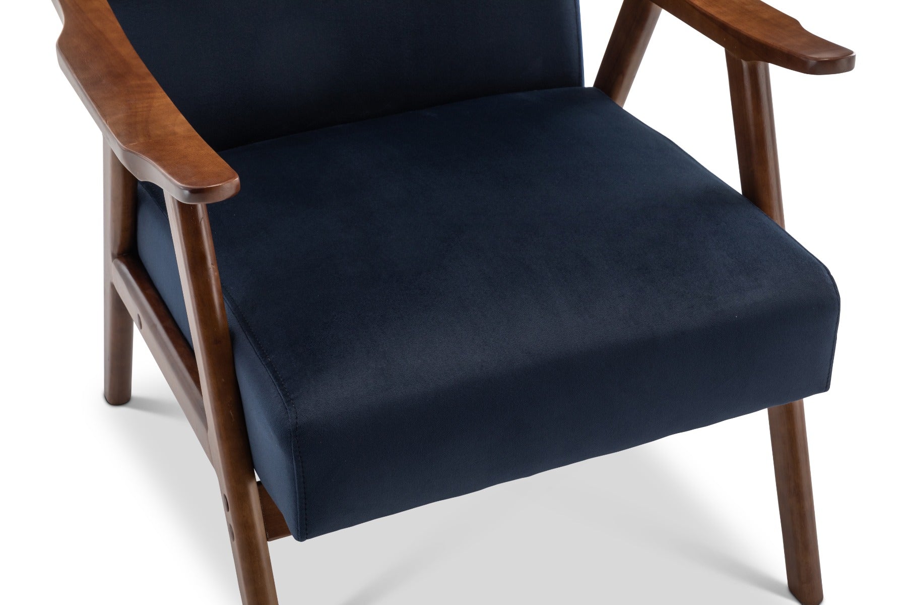 Velvet Navy Blue Selma Accent Chair – Stunning Chairs