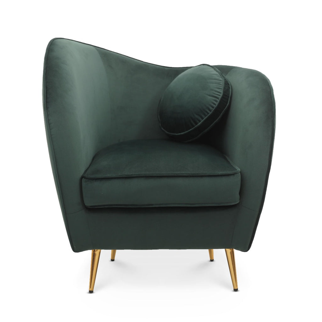 velvet-bottle-green-sofia-accent-chair