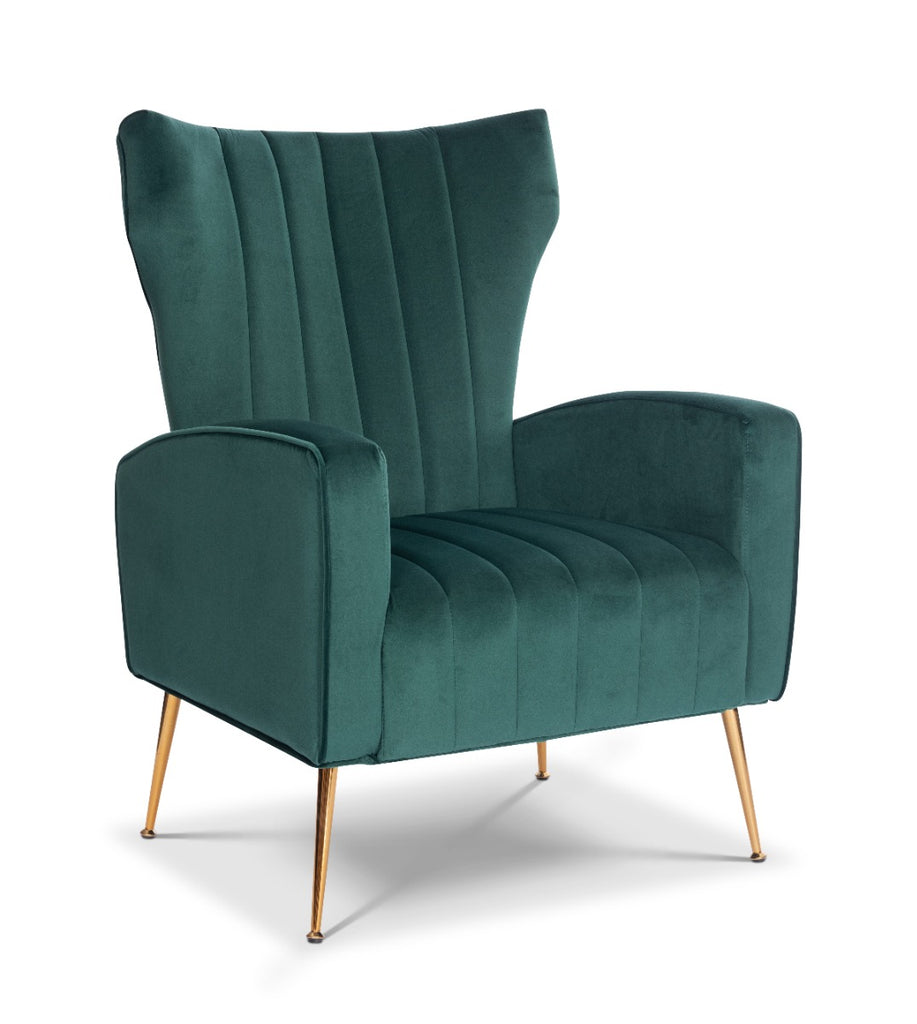 velvet-emerlad-green-talia-accent-chair