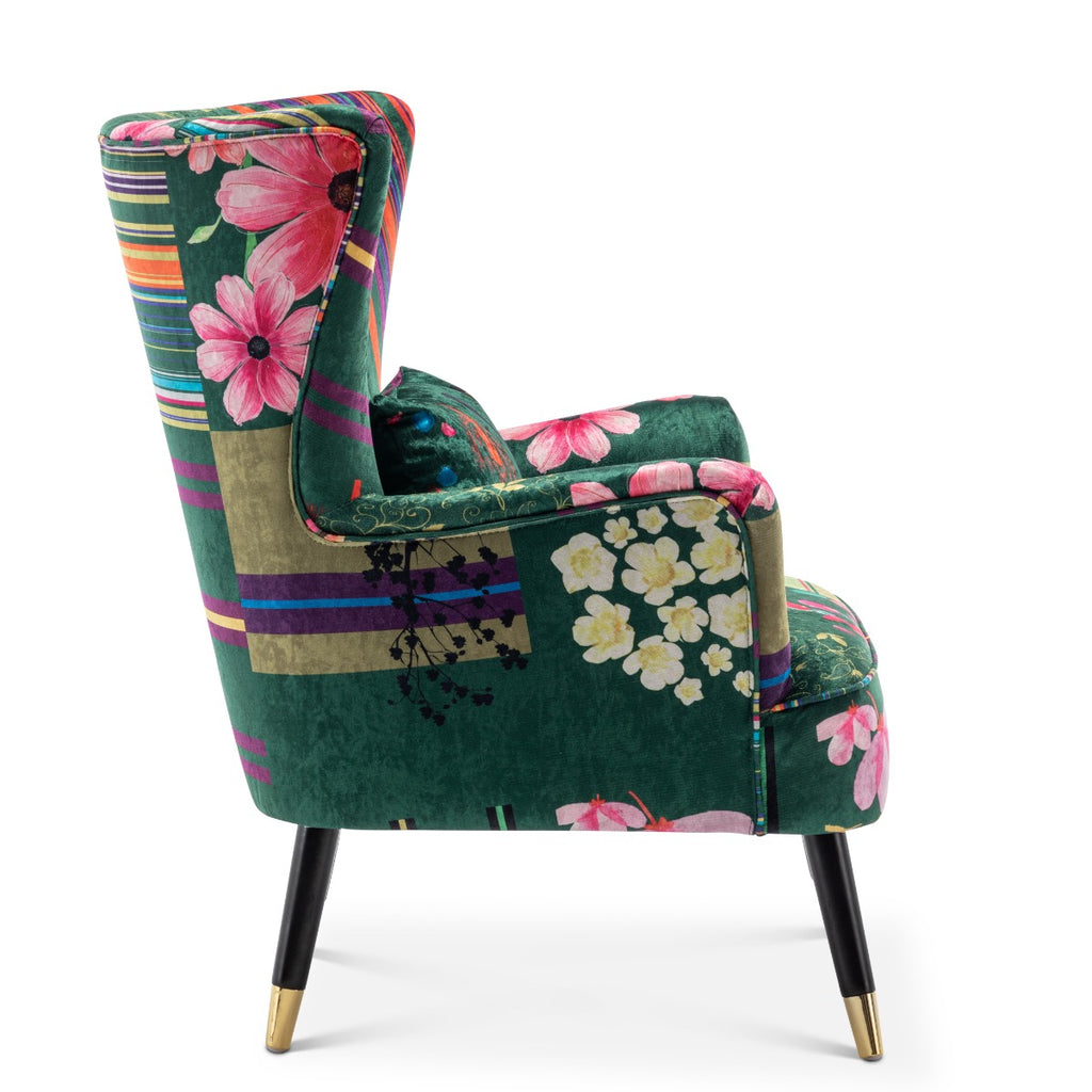 fabric-green-patchwork-victoria-accent-wingback-chair-with-footstool