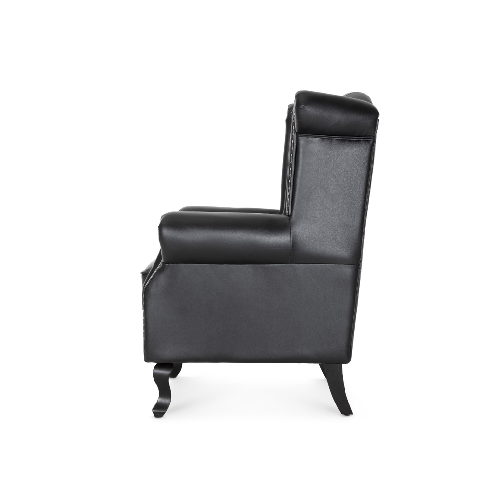 faux-leather-balmoral-wing-back-chair-with-buttons-black